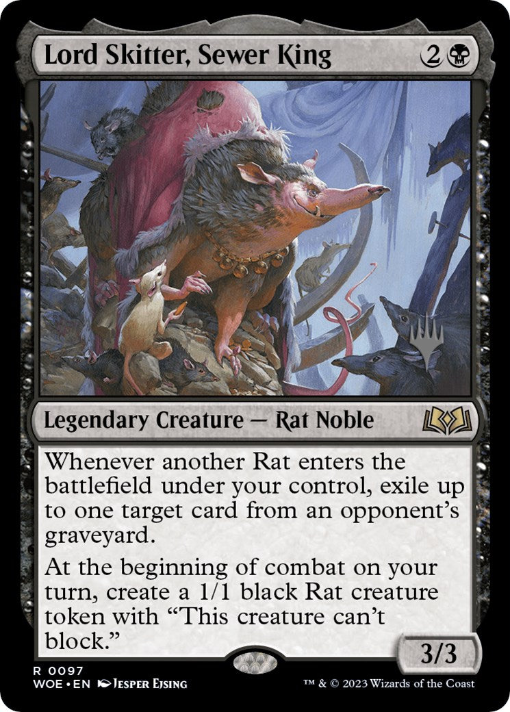 Lord Skitter, Sewer King (Promo Pack) [Wilds of Eldraine Promos] | Exor Games Dartmouth