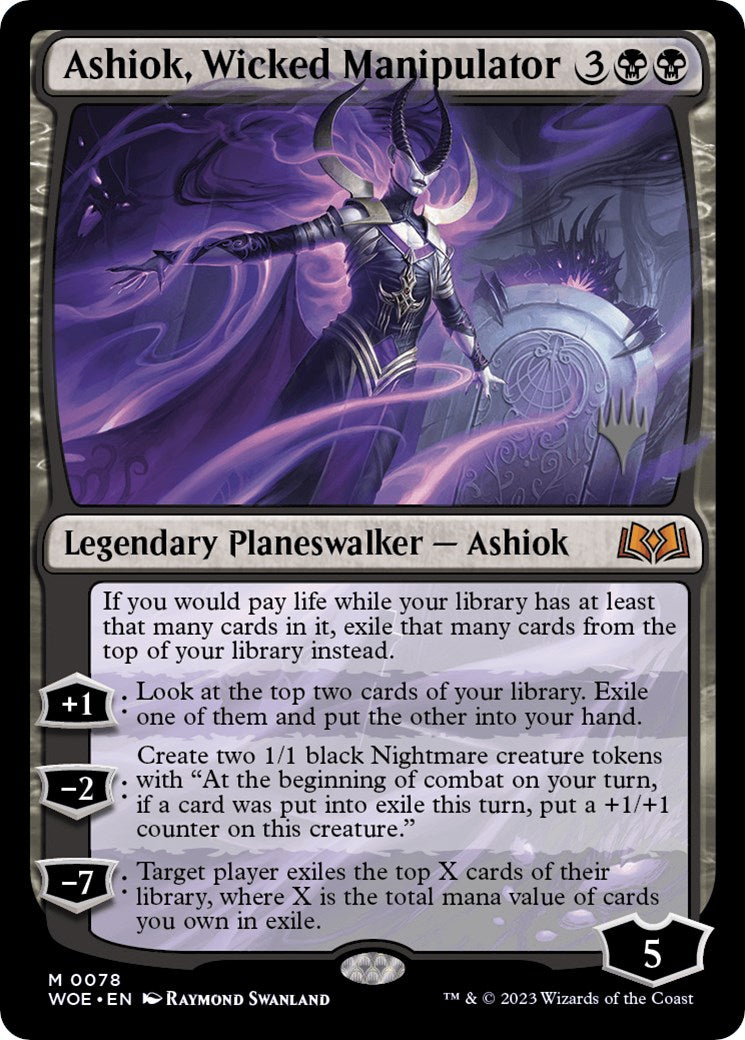 Ashiok, Wicked Manipulator (Promo Pack) [Wilds of Eldraine Promos] | Exor Games Dartmouth