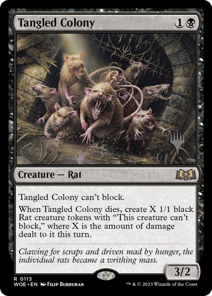 Tangled Colony (Promo Pack) [Wilds of Eldraine Promos] | Exor Games Dartmouth