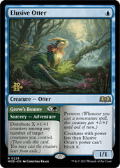 Elusive Otter // Grove's Bounty [Wilds of Eldraine Prerelease Promos] | Exor Games Dartmouth