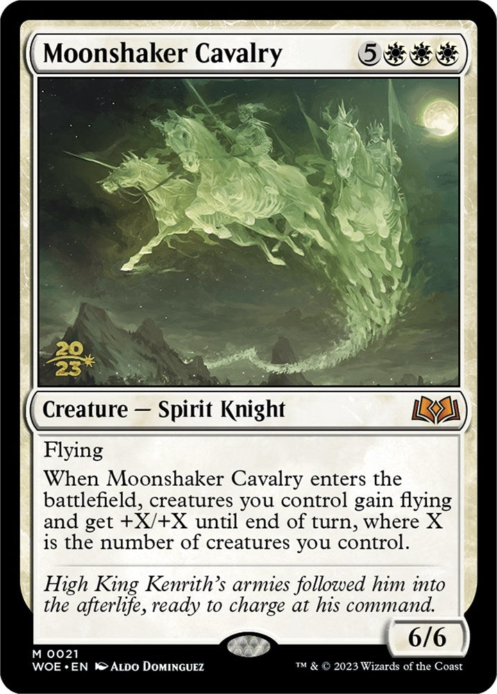 Moonshaker Cavalry [Wilds of Eldraine Prerelease Promos] | Exor Games Dartmouth