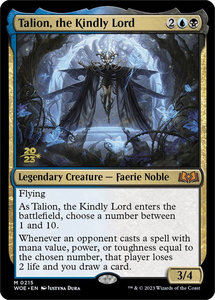 Talion, the Kindly Lord [Wilds of Eldraine Prerelease Promos] | Exor Games Dartmouth