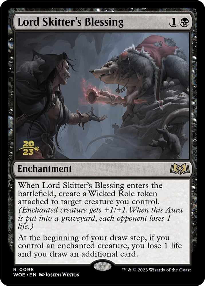 Lord Skitter's Blessing [Wilds of Eldraine Prerelease Promos] | Exor Games Dartmouth