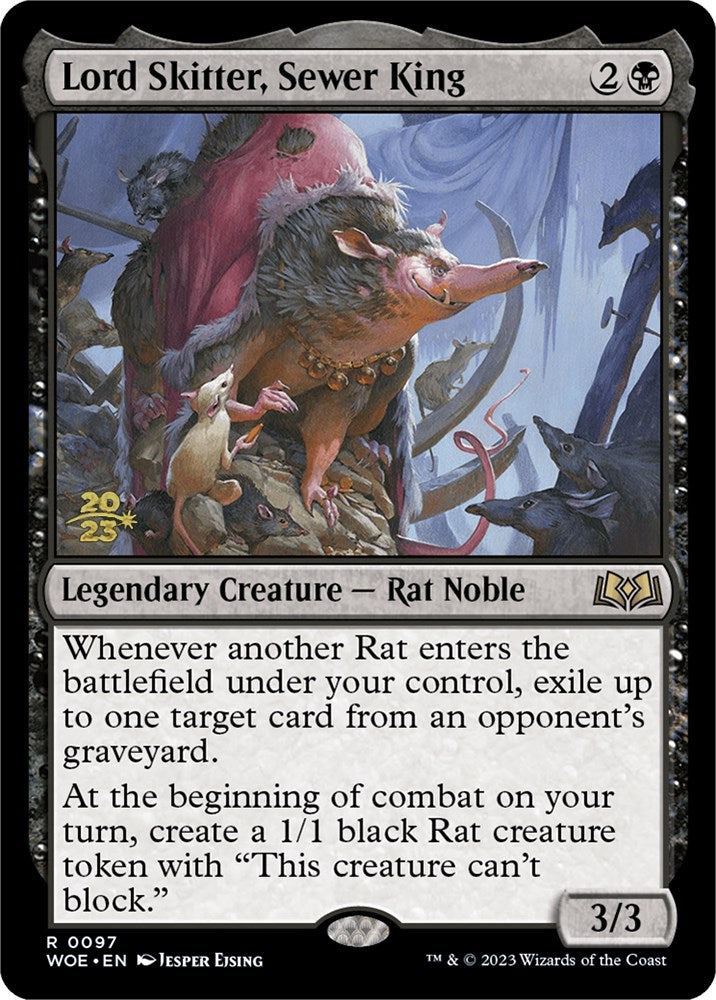 Lord Skitter, Sewer King [Wilds of Eldraine Prerelease Promos] | Exor Games Dartmouth