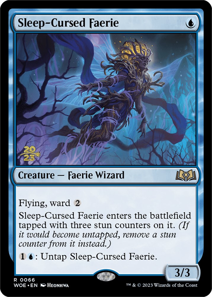 Sleep-Cursed Faerie [Wilds of Eldraine Prerelease Promos] | Exor Games Dartmouth