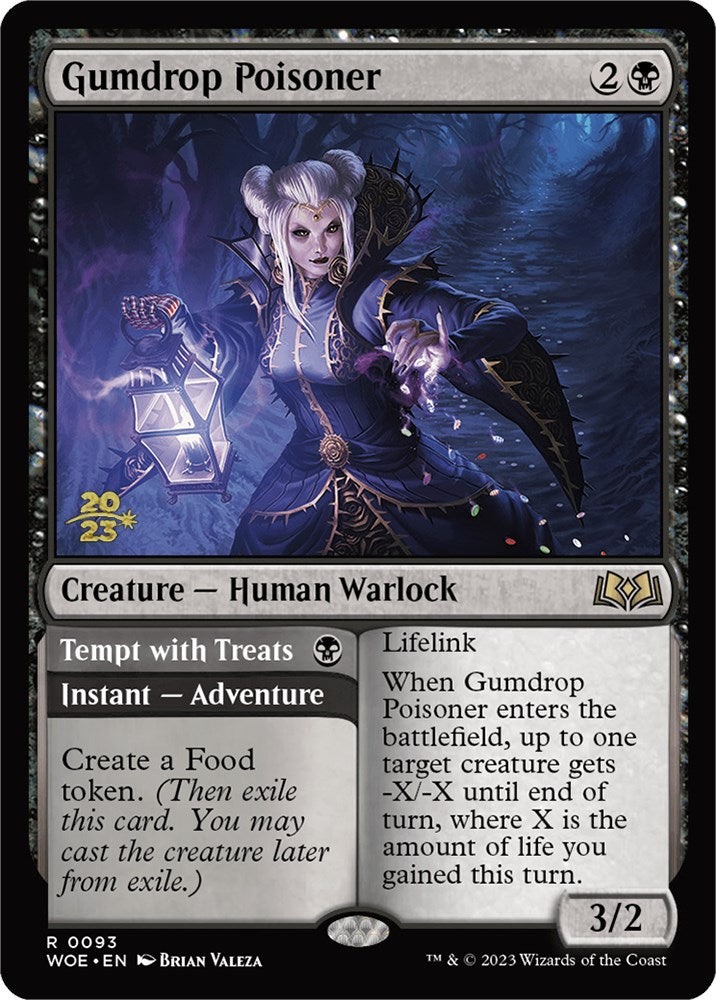 Gumdrop Poisoner // Tempt with Treats [Wilds of Eldraine Prerelease Promos] | Exor Games Dartmouth