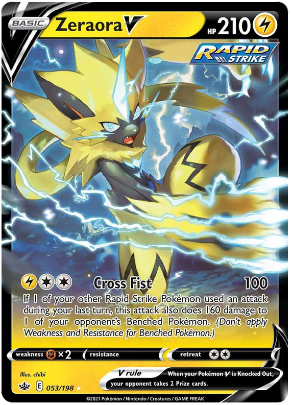 Zeraora V (053/198) [Sword & Shield: Chilling Reign] | Exor Games Dartmouth