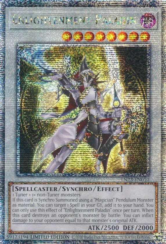 Enlightenment Paladin [TN23-EN010] Quarter Century Secret Rare | Exor Games Dartmouth