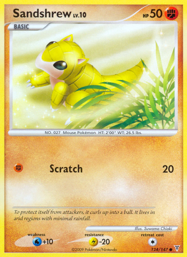 Sandshrew (124/147) [Platinum: Supreme Victors] | Exor Games Dartmouth