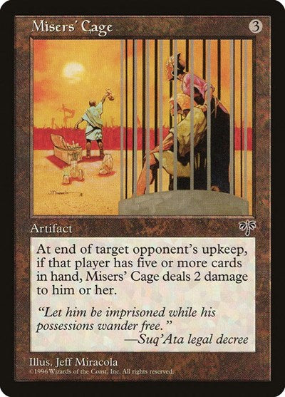 Misers' Cage [Mirage] | Exor Games Dartmouth