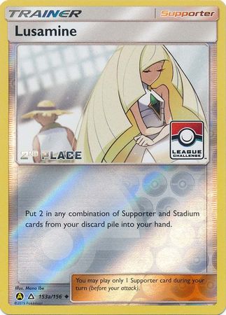 Lusamine (153a/156) (League Challenge Alt Art 2nd Place) [Sun & Moon: Ultra Prism] | Exor Games Dartmouth