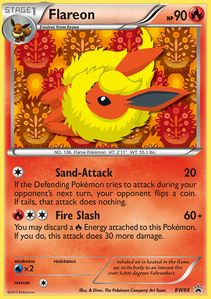 Flareon (BW88) [Black & White: Black Star Promos] | Exor Games Dartmouth