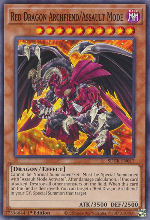 Red Dragon Archfiend/Assault Mode [SDCK-EN017] Common | Exor Games Dartmouth