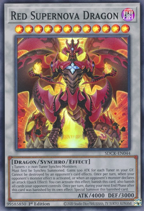 Red Supernova Dragon [SDCK-EN044] Super Rare | Exor Games Dartmouth