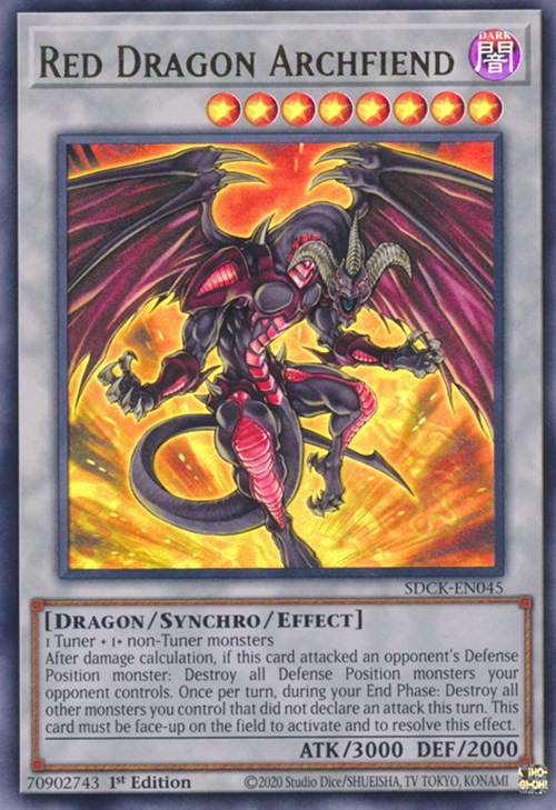 Red Dragon Archfiend [SDCK-EN045] Ultra Rare | Exor Games Dartmouth