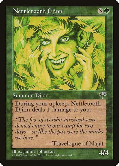 Nettletooth Djinn [Mirage] | Exor Games Dartmouth