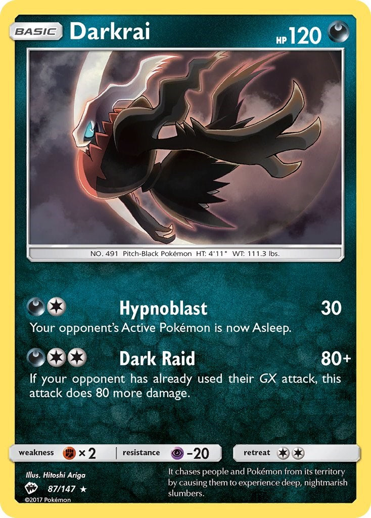 Darkrai (87/147) [Sun & Moon: Burning Shadows] | Exor Games Dartmouth