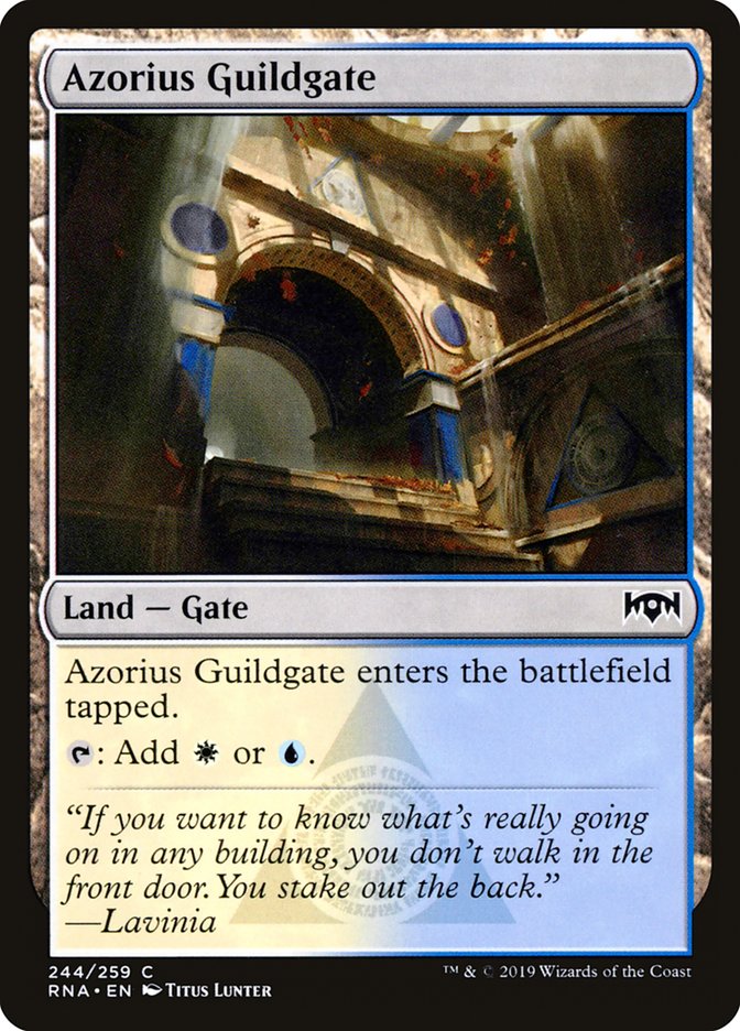 Azorius Guildgate (244/259) [Ravnica Allegiance] | Exor Games Dartmouth