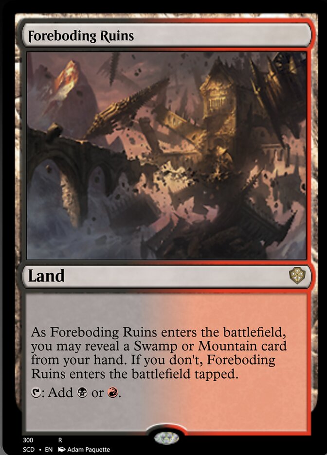 Foreboding Ruins [Starter Commander Decks] | Exor Games Dartmouth