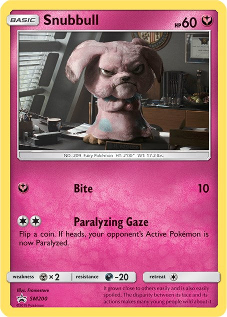 Snubbull (SM200) [Sun & Moon: Black Star Promos] | Exor Games Dartmouth