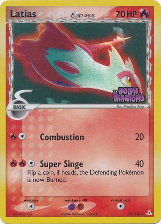 Latias (21/110) (Delta Species) (Stamped) [EX: Holon Phantoms] | Exor Games Dartmouth