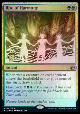 Rite of Harmony [Innistrad: Midnight Hunt Prerelease Promos] | Exor Games Dartmouth