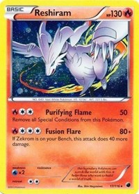 Reshiram (17/116) (Cosmos Holo) [Black & White: Plasma Freeze] | Exor Games Dartmouth