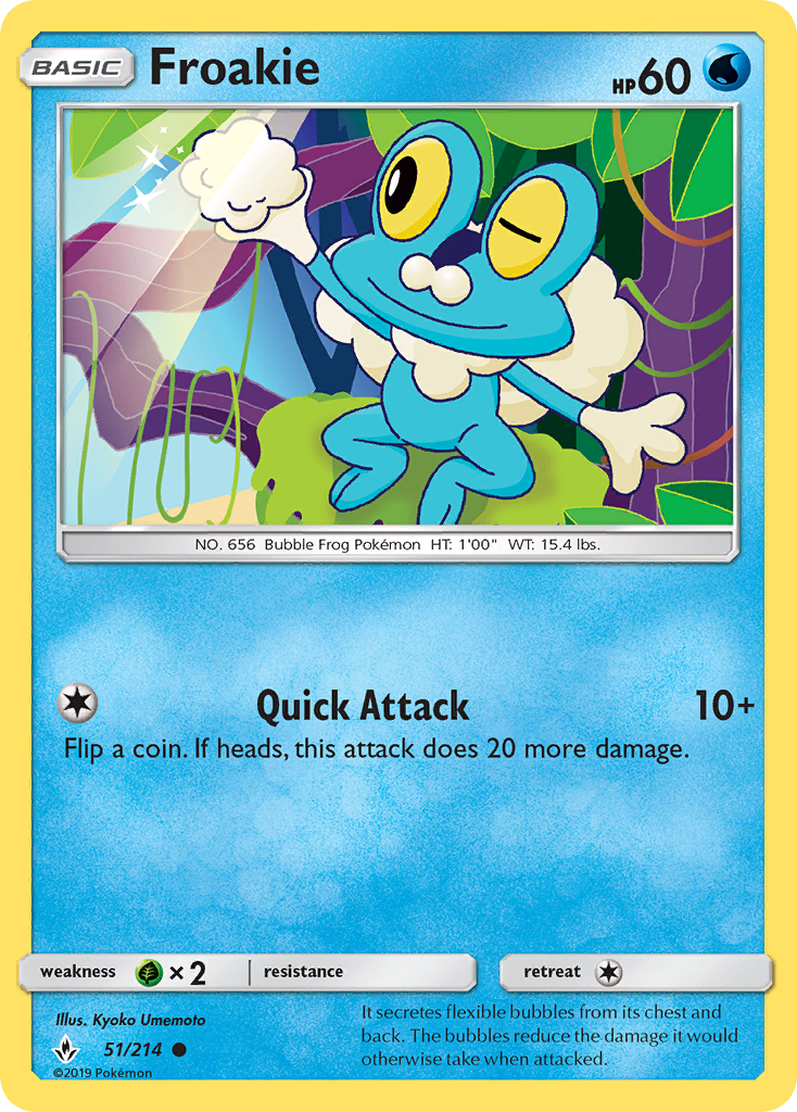 Froakie (51/214) [Sun & Moon: Unbroken Bonds] | Exor Games Dartmouth