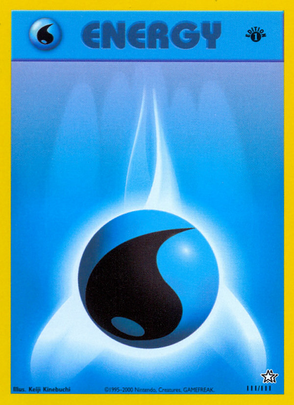 Water Energy (111/111) [Neo Genesis 1st Edition] | Exor Games Dartmouth