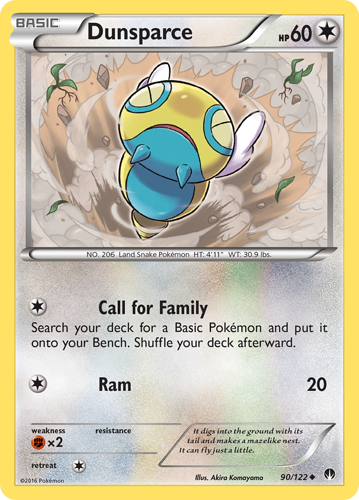 Dunsparce (90/122) [XY: BREAKpoint] | Exor Games Dartmouth