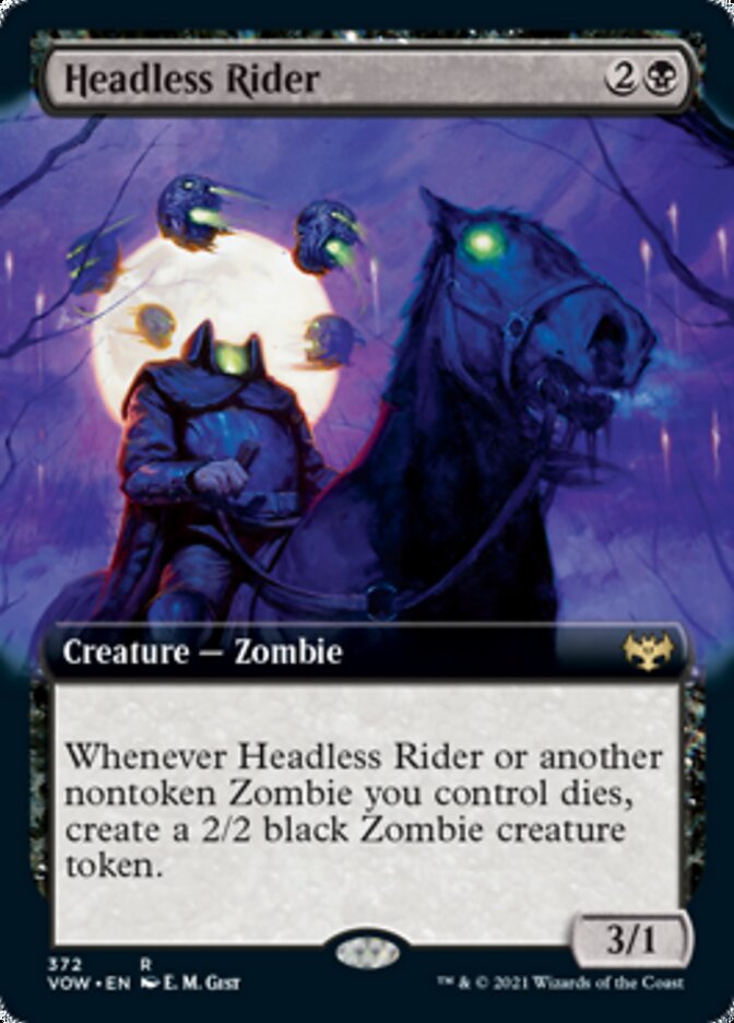 Headless Rider (Extended) [Innistrad: Crimson Vow] | Exor Games Dartmouth