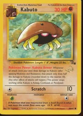 Kabuto (50/62) (W Stamped Promo) [Fossil Unlimited] | Exor Games Dartmouth