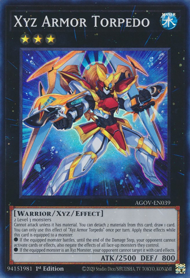 Xyz Armor Torpedo [AGOV-EN039] Super Rare | Exor Games Dartmouth