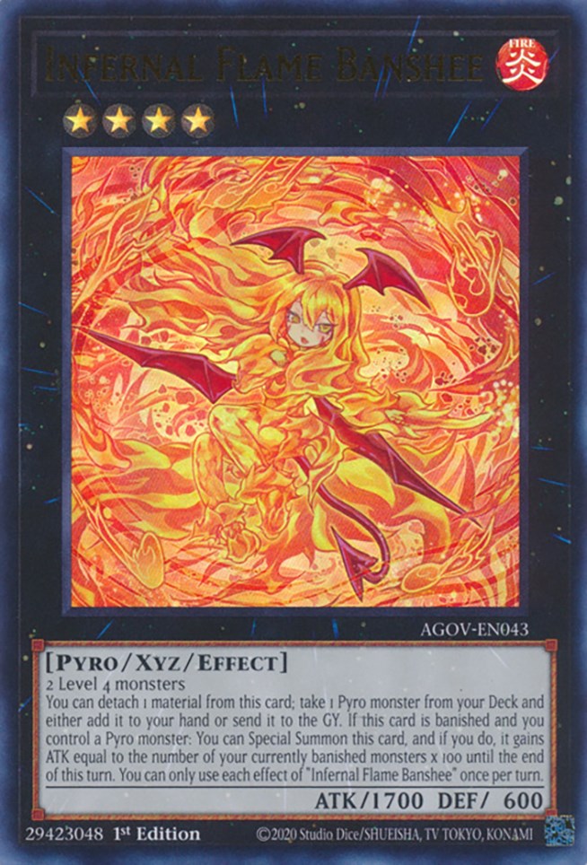 Infernal Flame Banshee [AGOV-EN043] Ultra Rare | Exor Games Dartmouth