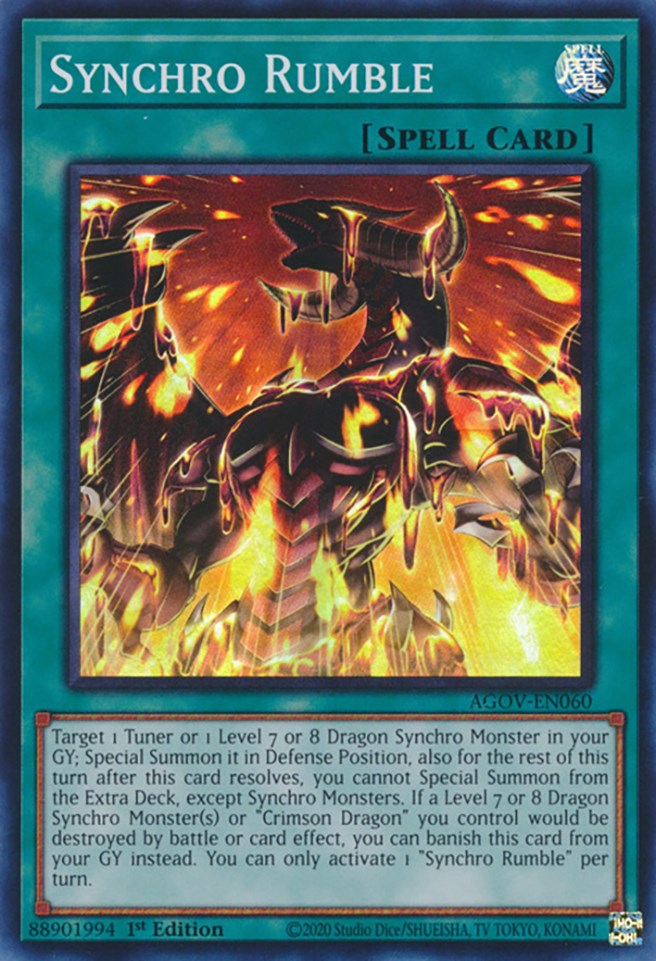 Synchro Rumble [AGOV-EN060] Super Rare | Exor Games Dartmouth
