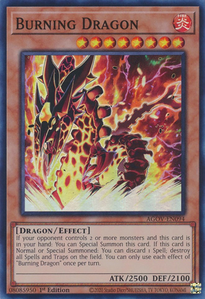 Burning Dragon [AGOV-EN094] Super Rare | Exor Games Dartmouth