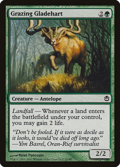 Grazing Gladehart [Duel Decks: Ajani vs. Nicol Bolas] | Exor Games Dartmouth