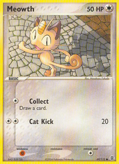 Meowth (69/112) [EX: FireRed & LeafGreen] | Exor Games Dartmouth