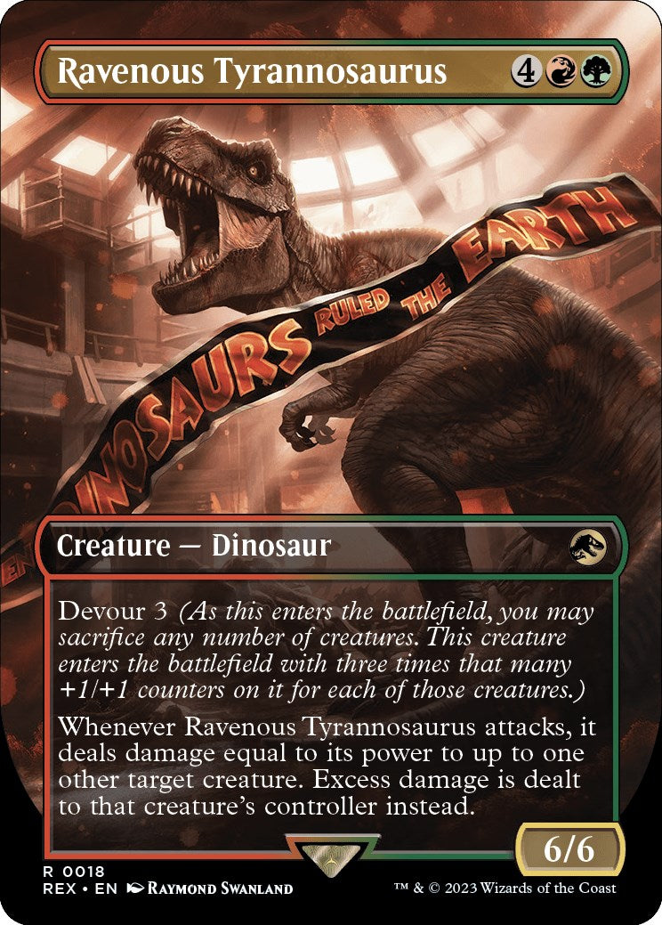 Ravenous Tyrannosaurus (Borderless) [Jurassic World Collection] | Exor Games Dartmouth