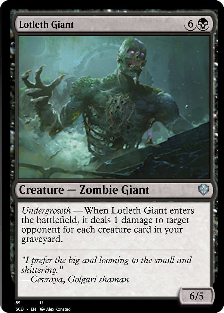 Lotleth Giant [Starter Commander Decks] | Exor Games Dartmouth