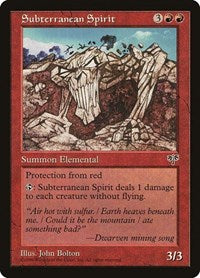 Subterranean Spirit [Mirage] | Exor Games Dartmouth