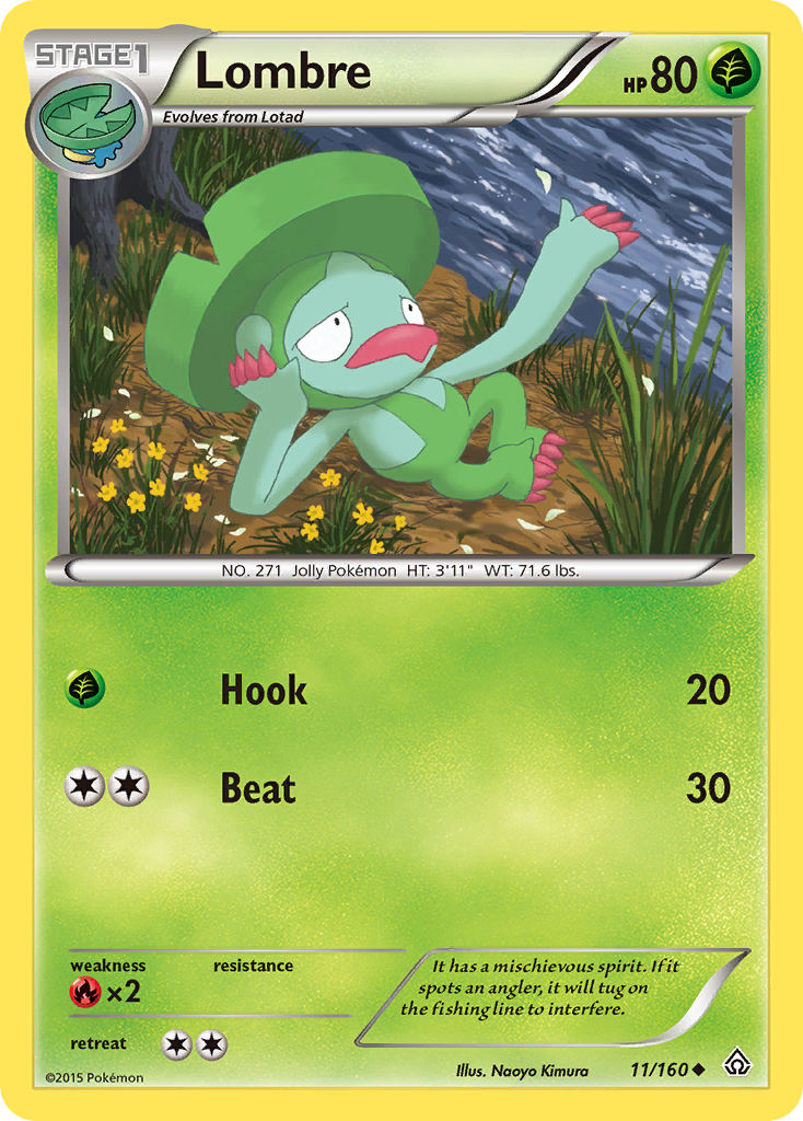 Lombre (11/160) [XY: Primal Clash] | Exor Games Dartmouth