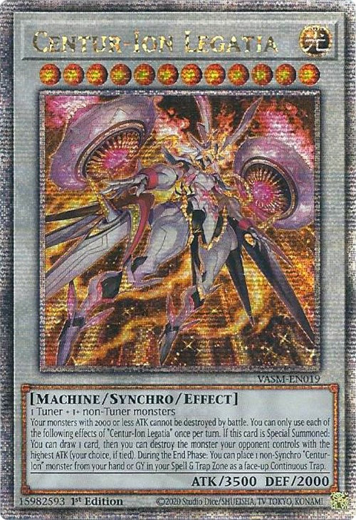 Centur-Ion Legatia (Quarter Century Secret Rare) [VASM-EN019] Quarter Century Secret Rare | Exor Games Dartmouth