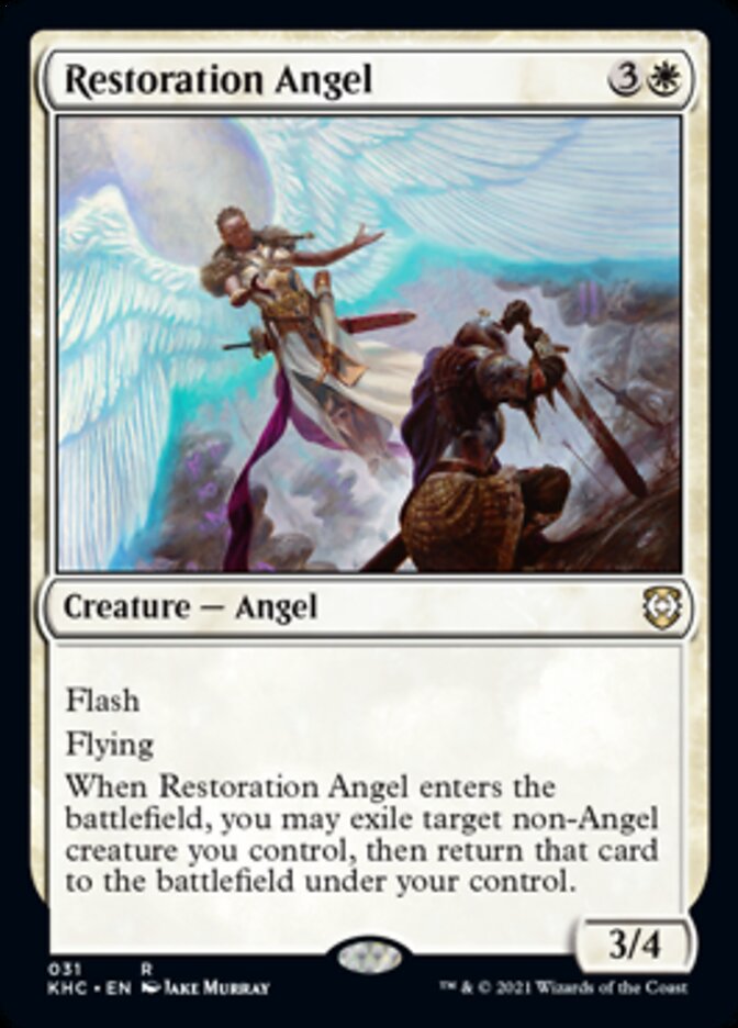 Restoration Angel [Kaldheim Commander] | Exor Games Dartmouth