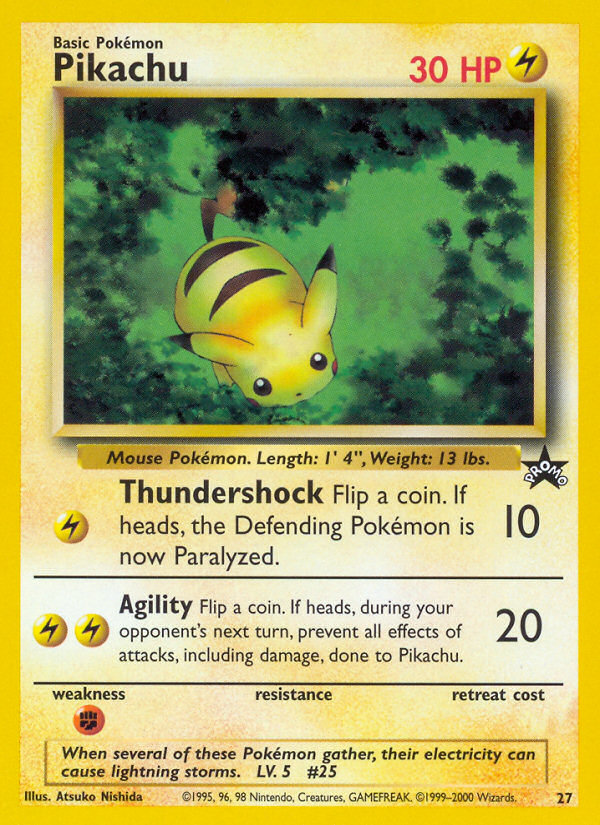 Pikachu (27) [Wizards of the Coast: Black Star Promos] | Exor Games Dartmouth