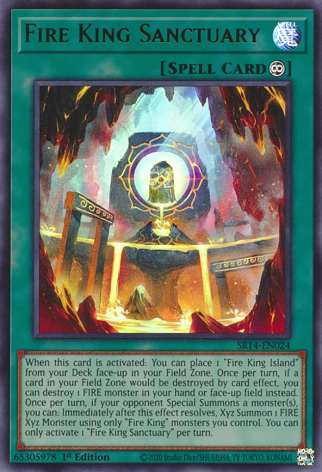 Fire King Sanctuary [SR14-EN024] Ultra Rare | Exor Games Dartmouth