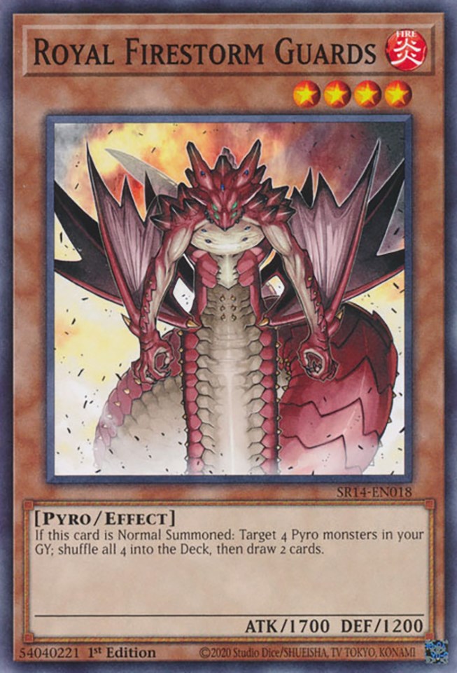 Royal Firestorm Guards [SR14-EN018] Common | Exor Games Dartmouth