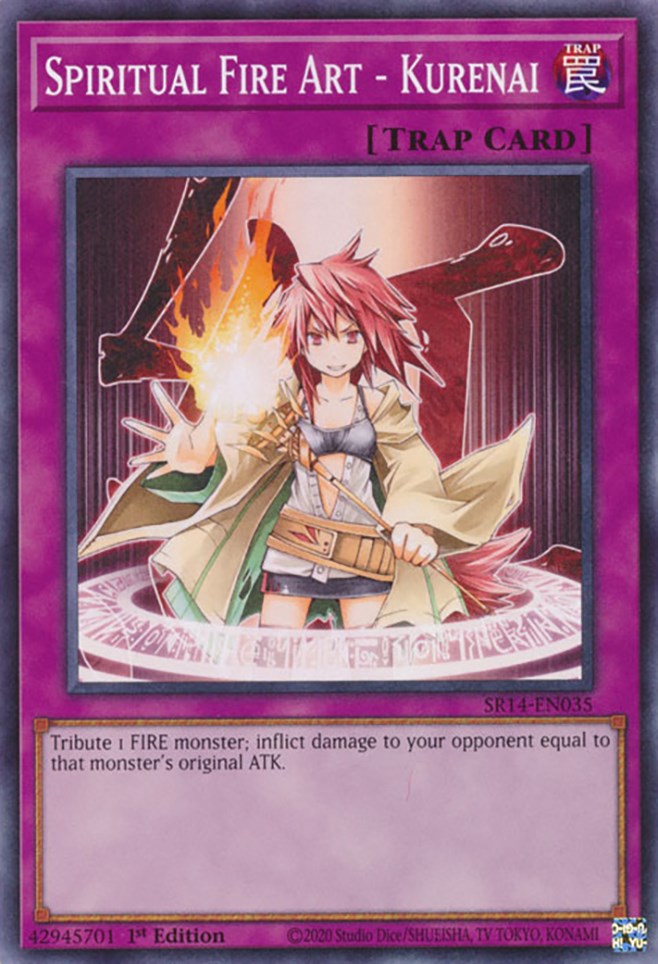 Spiritual Fire Art - Kurenai [SR14-EN035] Common | Exor Games Dartmouth