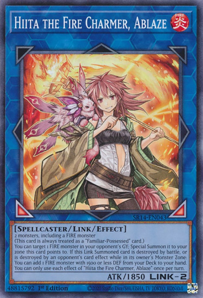 Hiita the Fire Charmer, Ablaze [SR14-EN043] Common | Exor Games Dartmouth