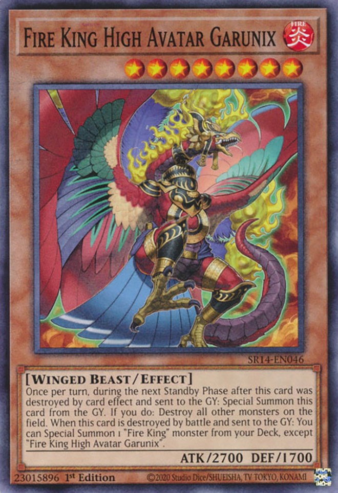Fire King High Avatar Garunix [SR14-EN046] Common | Exor Games Dartmouth